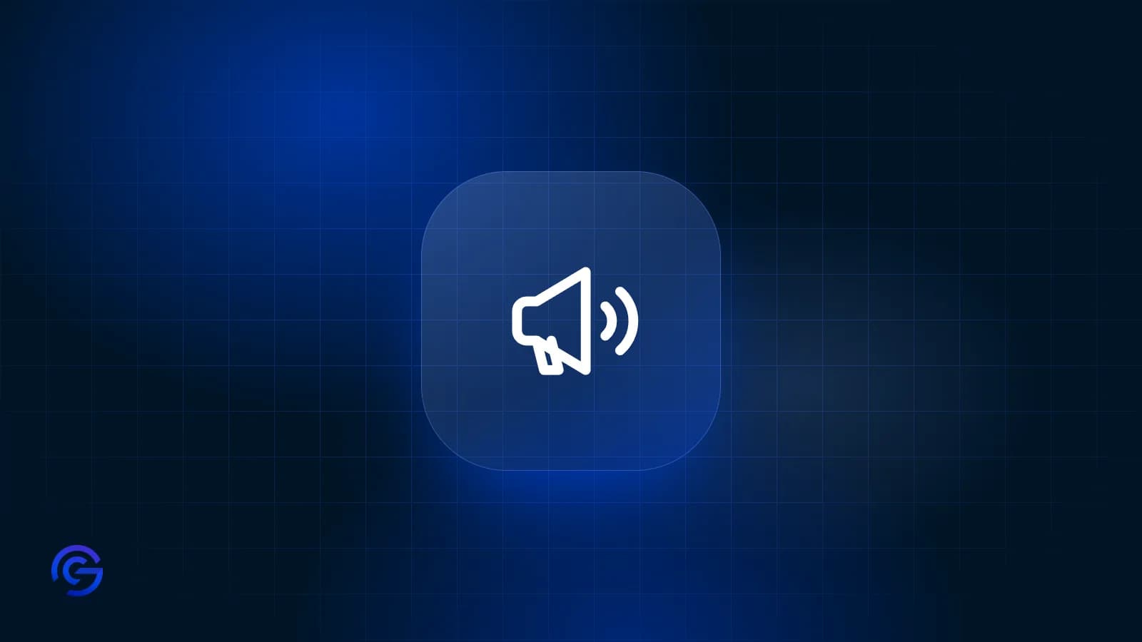 رمز قسم التسويق الرقمي والإعلانات على خلفية زرقاء داكنة، غلاف مقال عن شركات التسويق في الخبر.